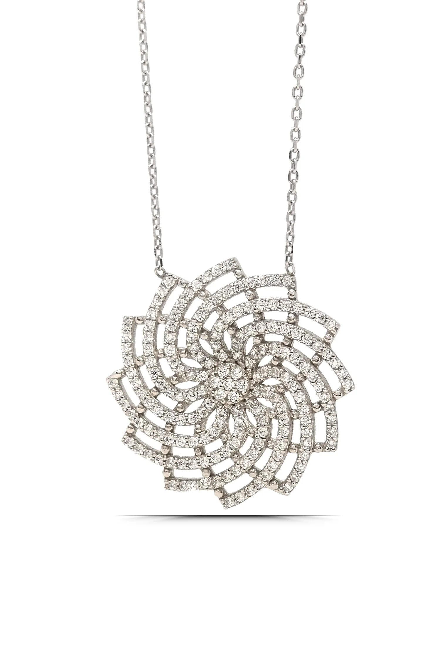 girdap-cicegi-kadin-gumus-kolye-jpg.jpg Kadın Girdap Çiçeği 925 Ayar Gümüş Kolye - Görsel 1