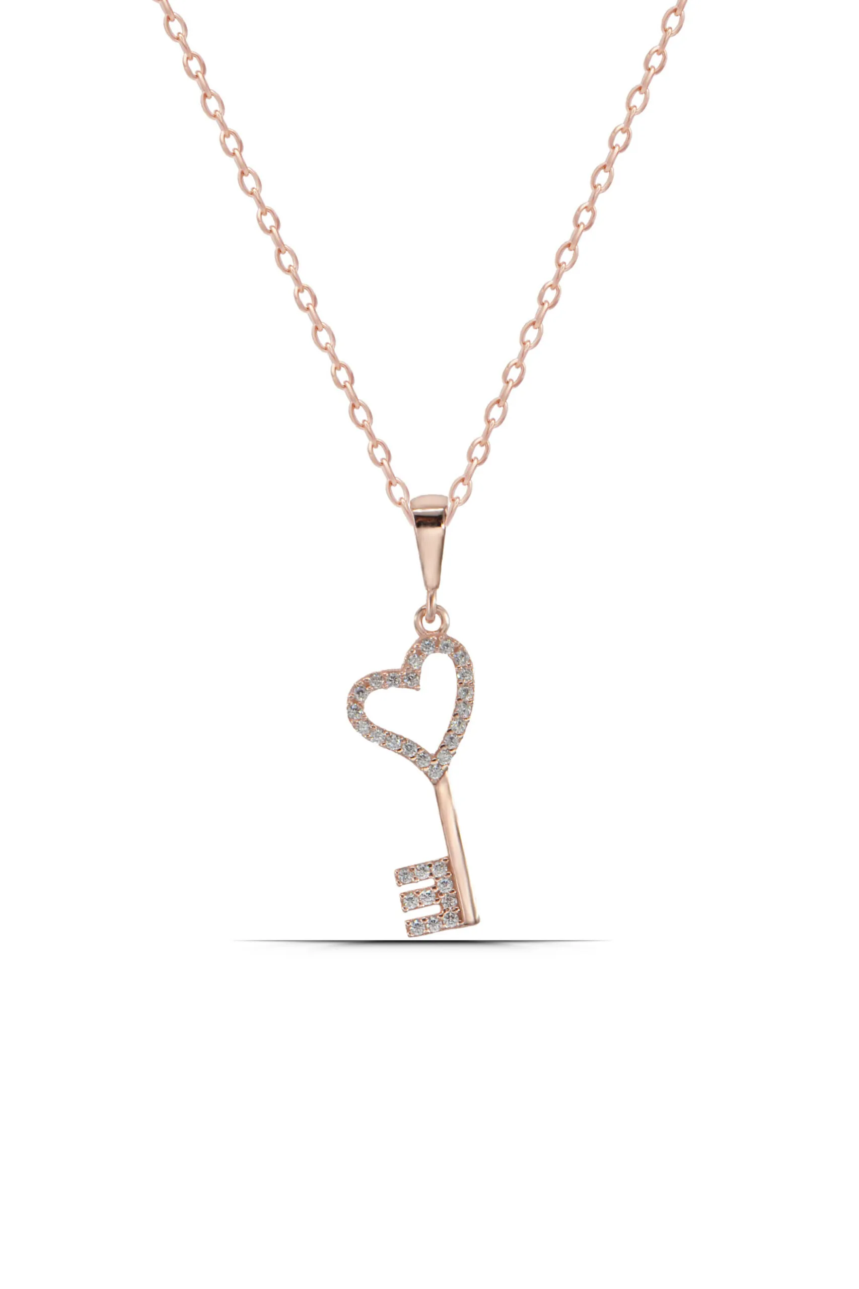 kalp-anahtari-temali-925-ayar-gumus-kadin-rose-kolye-jpg.jpg Kalp Anahtarı Temalı Kadın 925 Ayar Gümüş Kadın Rose Kolye - Görsel 1