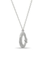 Ay Yıldız Tasarım 925 Ayar Gümüş Kadın Kolye - Görsel 3