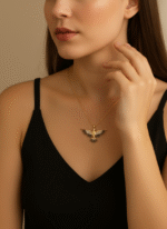 Anka Kuşu 925 Ayar Gümüş Kadın Kolye - Görsel 8