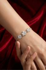 Yıldız Tasarım 925 Ayar Gümüş Halat Zincir Kadın Bileklik - Görsel 2