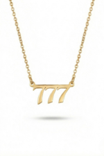 777 Yazılı 925 Ayar Gümüş Kadın Kolye