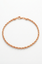 Burgulu Halat 925 Ayar Gümüş Kadın Bileklik - Görsel 3