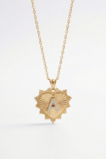 Kalp Plaka Harfli Kişiye Özel Kadın 925 Ayar Gümüş Kolye - Görsel 3