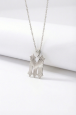 Kişiye Özel Harfli 925 Ayar Gümüş Kadın Kolye