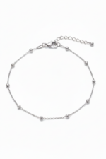 Toplu Zincir Minimal 925 Ayar Gümüş Kadın Bileklik