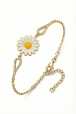 Papatya Tasarım 925 Ayar Gümüş Kadın Ayarlanabilir Bileklik - Görsel 5