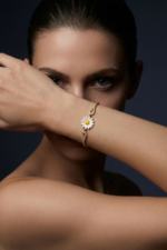 Papatya Tasarım 925 Ayar Gümüş Kadın Ayarlanabilir Bileklik - Görsel 4