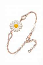 Papatya Tasarım 925 Ayar Gümüş Kadın Ayarlanabilir Bileklik - Görsel 3