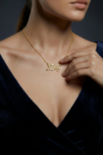 İsimli Kişiye Özel 925 Ayar Gümüş Kadın Kolye - Görsel 6