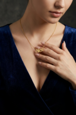 İsimli Kişiye Özel 925 Ayar Gümüş Kadın Kolye - Görsel 5