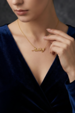 İsimli Kişiye Özel 925 Ayar Gümüş Kadın Kolye