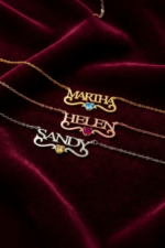 İsimli ve Doğum Taşı Seçenekli Kişiye Özel 925 Ayar Gümüş Kadın Kolye - Görsel 4