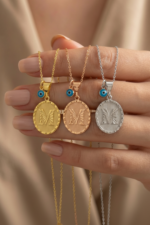 Harfli Kişiye Özel Tasarım 925 Ayar Gümüş Kadın Kolye