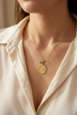 Harfli Kişiye Özel Tasarım 925 Ayar Gümüş Kadın Kolye - Görsel 4