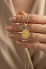 Harfli Kişiye Özel Tasarım 925 Ayar Gümüş Kadın Kolye - Görsel 2