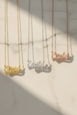 İsimli Kişiye Özel Kalp Detaylı 925 Ayar Gümüş Kadın Kolye - Görsel 4