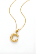 Bombe Harfli Kişiye Özel 925 Ayar Gümüş Kadın Minimal Kolye - Görsel 6