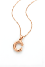 Bombe Harfli Kişiye Özel 925 Ayar Gümüş Kadın Minimal Kolye - Görsel 7