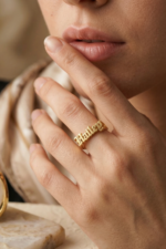 İsim Yüzüğü 925 Ayar Gümüş Kişiye Özel Kadın Yüzük