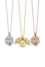 Şans Yoncası Açılır Kolye Kişiye Özel İsimli 925 Ayar Gümüş Kadın Hediyesi - Görsel 2