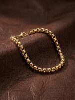 Erkek Çelik Bileklik 6mm Oval Köşeli Kutu Zincir Hediye Künye 01812 - Görsel 6