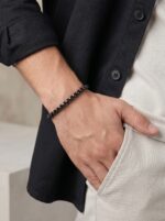 Erkek Çelik Bileklik 6mm Oval Köşeli Kutu Zincir Hediye Künye 01812 - Görsel 3