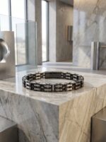 Kral Model Çelik Zincir 4mm Çiftli Erkek Premium Maskülen Hediye Bileklik 01839 - Görsel 5
