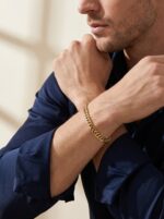 Flat Mariner Çelik Zincir 6mm Erkek Hediye Bileklik 01851 - Görsel 4