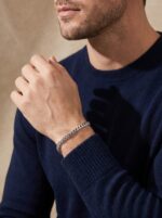 Flat Mariner Çelik Zincir 6mm Erkek Hediye Bileklik 01851 - Görsel 9