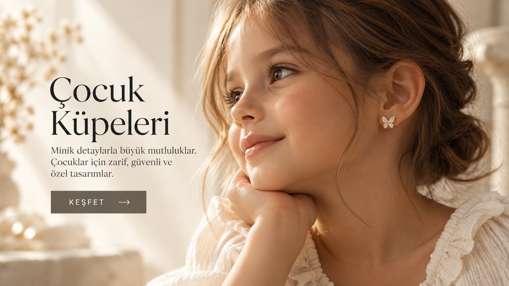 Çocuk küpeleri koleksiyonunu keşfet
