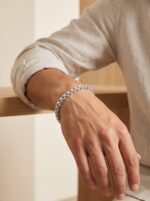 Tekli 4mm Arnavut Model Çelik Zincir Erkek Premium Hediye Bileklik 01865 - Görsel 3