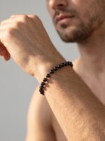 Top Çelik Zincir Erkek Hediye Bileklik 6mm 01888 - Görsel 2